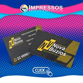 CARTÃO DE VISITA | COUCHÊ 250G | 4x0 | 9x5 |