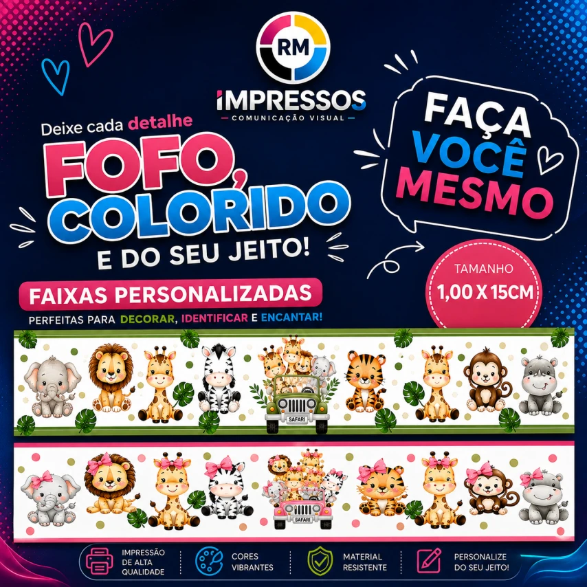 FAIXA DECORATIVA - TSAFARI
