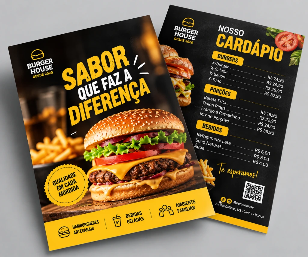 FOLDERS | FOLHETOS | FLYERS |  | 14X20 | 4x4